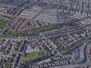 Sunderland City, UK (2022) 3D Model preview