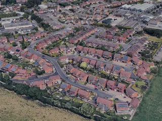 Worcester City, UK (2023) 3D Model preview