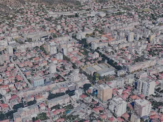 Elbasan City, Albania (2024) 3D Model preview