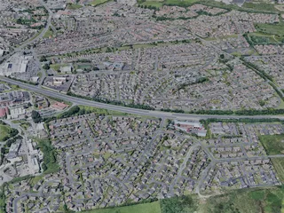Londonderry City, UK (2022) 3D Model preview