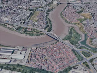Newport City, UK (2023) 3D Model preview