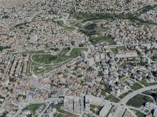 Pristina City, Kosovo (2022) 3D Model preview
