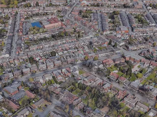 Wolverhampton City, UK (2022) 3D Model preview
