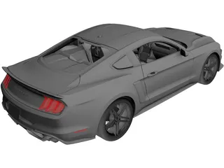 Ford Mustang Roush Stage 3 3D Model preview