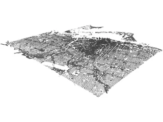 Toronto City 3D Model preview