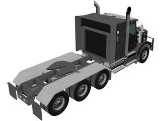 Kenworth T800 3D Model preview