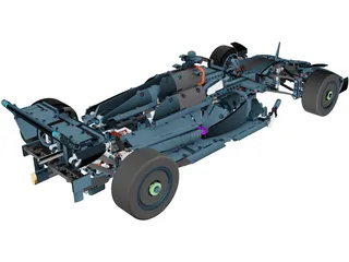 Mercedes-AMG Petronas F1 Lego 3D Model preview
