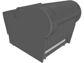 Printer Fax 3D Model preview