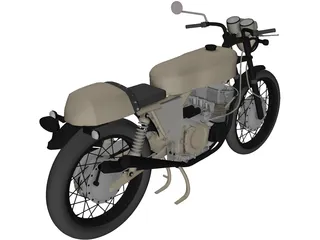 Moto Guzzi 3D Model preview