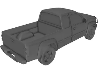 Chevrolet Silverado (2001) 3D Model preview