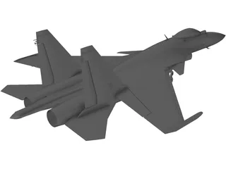 Sukhoi Su-35 Flanker-E 3D Model preview