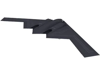 B-2 Bomber 3D Model preview