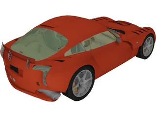 TVR Sagaris (2006) 3D Model preview