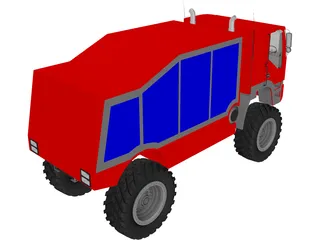 Rally Truck 3D Model preview
