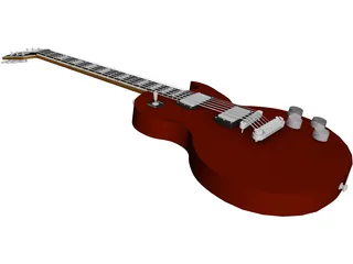 Gibson Electric Guitar Les Paul 3D Model preview