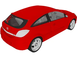 Opel Astra 3D Model preview