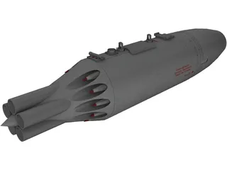 UB-16-M57-UM Rocket Pod 3D Model preview