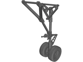 Landing Gear Nose 3D Model preview