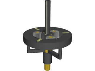Planetary Gear 3D Model preview