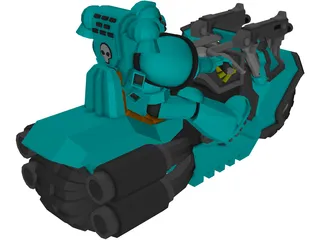 Bird Man 3D Model preview