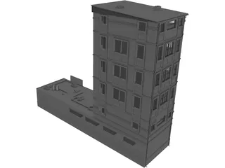 Autoservice 3D Model preview