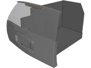Dog Cage 3D Model preview