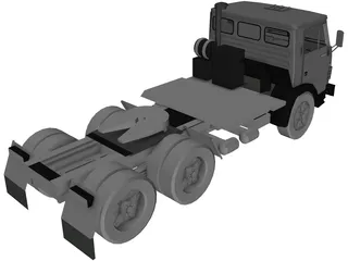 KAMAZ Truck 3D Model preview