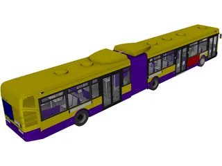 Bus Renault 3D Model preview