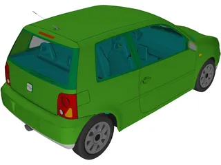 Seat Arosa 3D Model preview