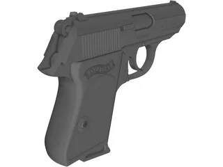 Walther PPK 3D Model preview