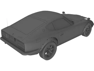 Nissan Fair Lady 240ZG 3D Model preview