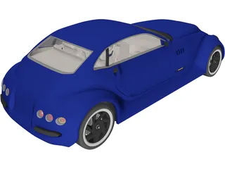 Concept Car 3D Model preview