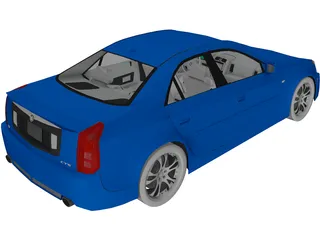 Cadillac CTS 3D Model preview