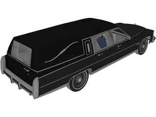 Cadillac Hearse 3D Model preview