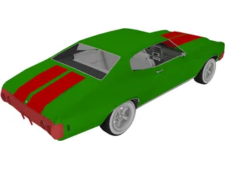 Chevrolet Chevelle (1980) 3D Model preview