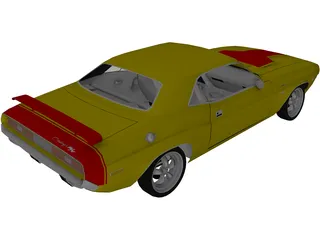 Dodge Challenger (1970) 3D Model preview