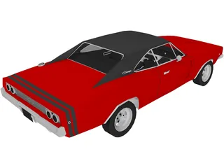 Dodge Charger (1968) 3D Model preview