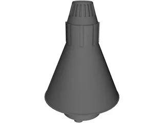 Aurora 7 Spaceship 3D Model preview
