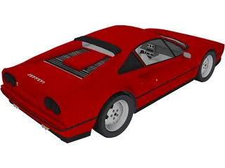 Ferrari 328 GTS (1985) 3D Model preview