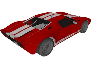 Ford GT40 3D Model preview