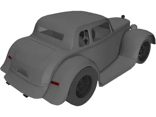 Ford Hot Rod (1930) 3D Model preview