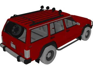 Jeep Grand Cherokee (1985) 3D Model preview
