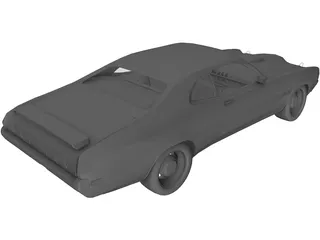 Mercury Cyclon Spoiler (1970) 3D Model preview