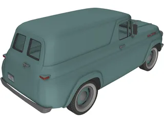 Ford Panel (1960) 3D Model preview