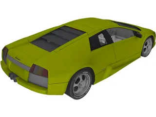 Lamborghini Murcielago 3D Model preview