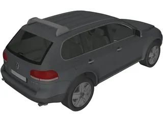 Volkswagen Touareg 3D Model preview