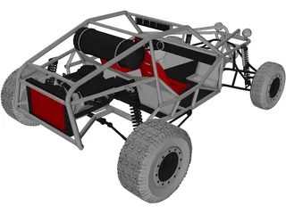 Dune Buggy 3D Model preview