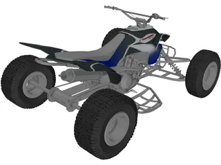Yamaha YFZ-450 3D Model preview