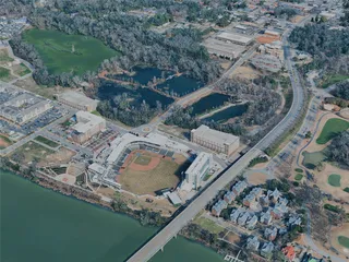 Augusta City, GA, USA (2024) 3D Model preview