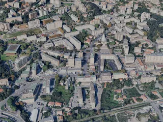 Bastia City, France (2024) 3D Model preview